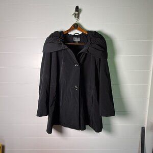 Gallery Coat, Black Large Petite NWOT